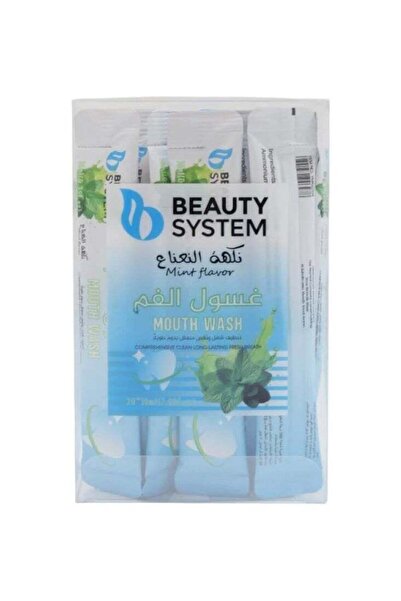 BEAUTY SYSTEM غسول للفم بنكهة النعناع 20 قطعة × 10 مل