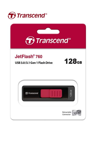 Transcend JetFlash 760 USB Stick 3.1 Gen 1 Interface | 128 GB USB Flash Drive