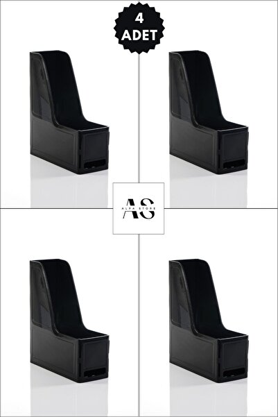 as alpa store MG101 A4 DİKEY MAGAZİNLİK ARŞİV KUTUSU DEMONTE - 4 LÜ SET-