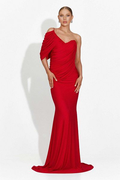 BOGAS Alethia Women's Long Red Dress