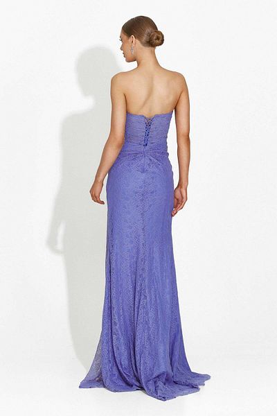 BOGAS Women's Long Dress Blue Apryl