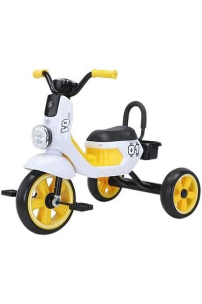 Generic Leno Tricycle With Music And Light For Kids (Yellow)