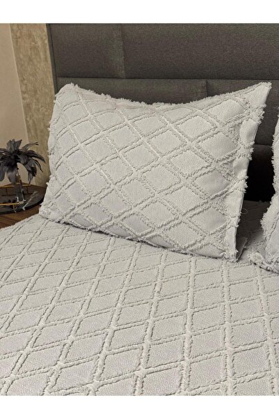 BERRY Concept Nordic Bedspread Double 250/255 cm Gray-Baklav