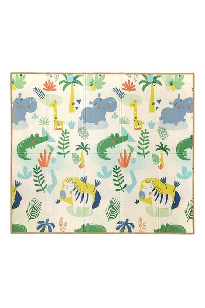 Milly Mally Saltea de Joaca Pliabila cu Fata Dubla Dubla, 197x177 cm, Savanna and Tree