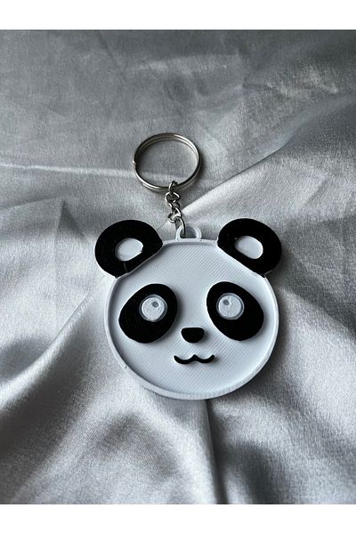 Gonulella Panda Keychain 3D Gift Keychain