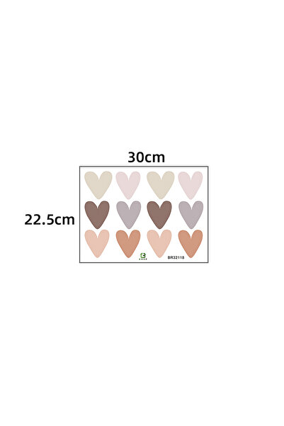 SIPO Sticker Decorativ , Inimioare Boho