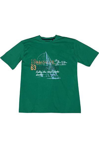 montecarlo Μπλουζάκι μεγάλου μεγέθους Lycra Combed Cotton