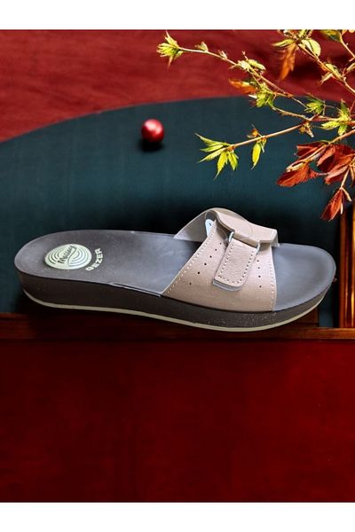 GEZER Konay 14998 Soft Insole Slippers with Single Buckle