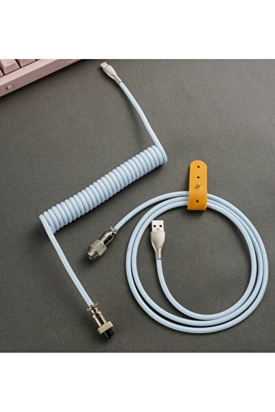 silabor Coiled Kablo, Sarmal Kablo, Mekanik Klavye Kablosu, Type C Usb Kablo ...