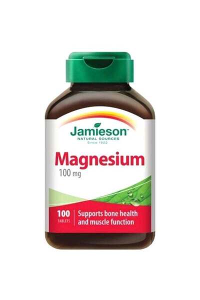 Jamieson مغنيسيوم 100 ملغ - 100 قرص