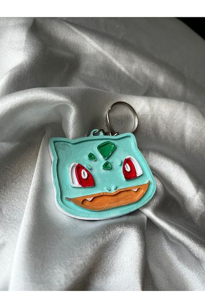 Gonulella Bulbasaour Bulbasour Keychain 3D Gift Keychain
