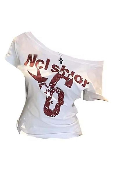 Köstebek Vintage Style Nclshior 6 Madonna Collar T-Shirt