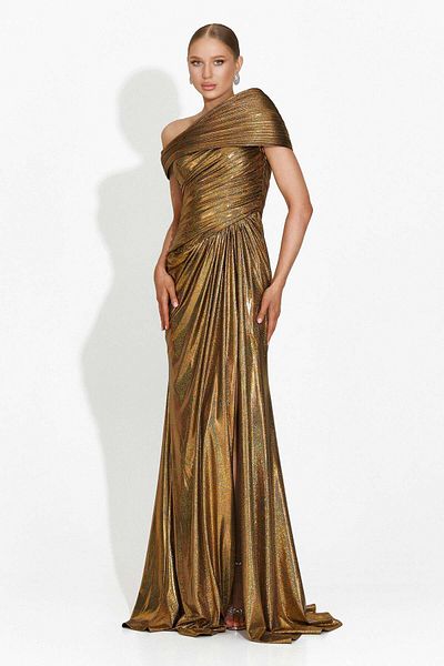 BOGAS Women's Long Golden Melonie Dress
