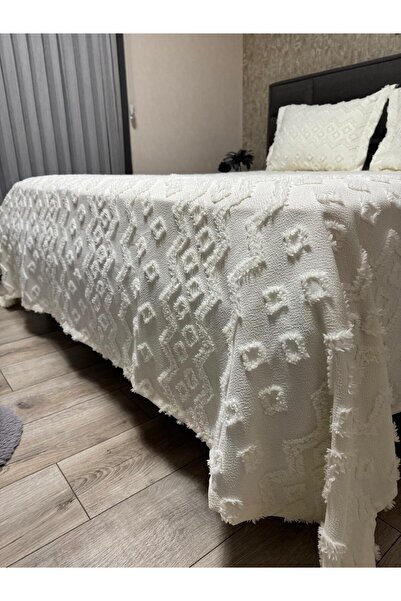 BERRY Concept İskandinav Yatak Örtüsü Çift Kişilik 250/255 CM ekr-zigzag