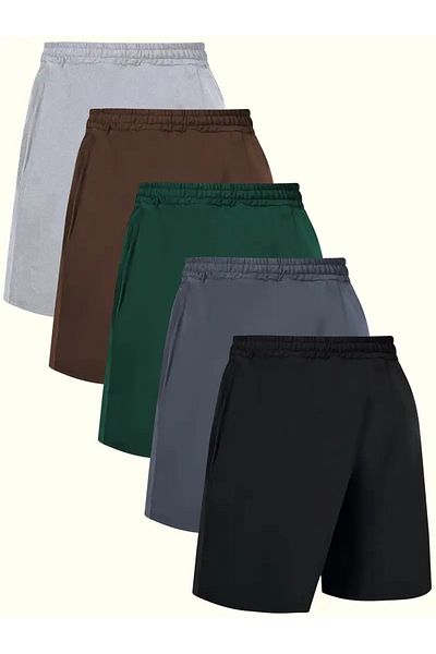 DAXİS Sportwear Company Ανδρικό χτενισμένο βαμβακερό σορτς 5 τεμαχίων