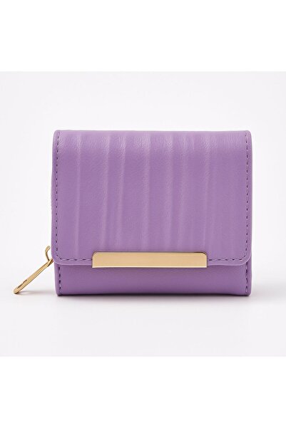 Timeless Şık ve Fonksiyonel Kadın Cüzdan – Metal Detaylı