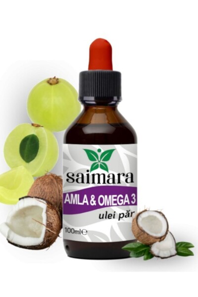 Saimara Ulei de par Amla & Omega 3, 100ml - Saimara