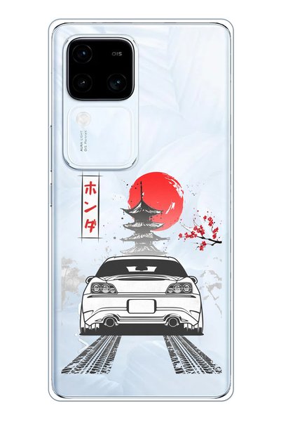 TechTree Vivo V30 Compatible S2000 Design Transparent Silicone Case