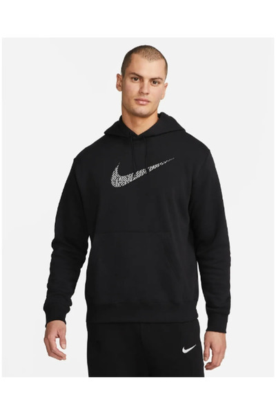 Nike Sportswear Club Fleece Pullover Hoodie Black Siyah Erkek Sweatshirt