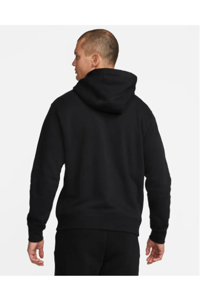 Nike Sportswear Club Fleece Pullover Hoodie Black Siyah Erkek Sweatshirt