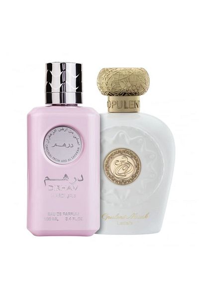 lattafa Set Opulent Musk + Dirham Wardi