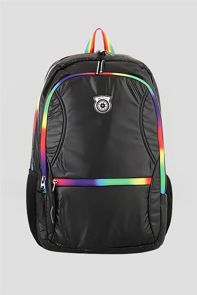 YOUNG Rainbow Zipper Waterproof School Backpack 51516