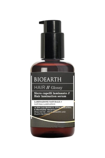 Bioearth Ser laminare par si stralucire Glossy, 100ml - Hair Bioearth