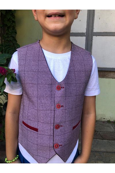 Mıstık Bebe Front Buttoned Blazer Vest