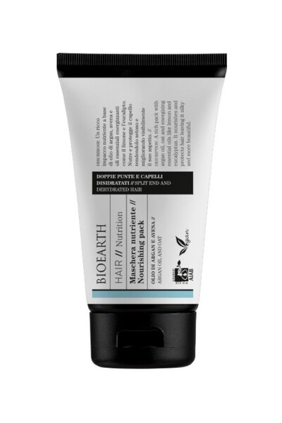 Bioearth Masca nutritiva pentru par cu argan, 150ml - Bioearth