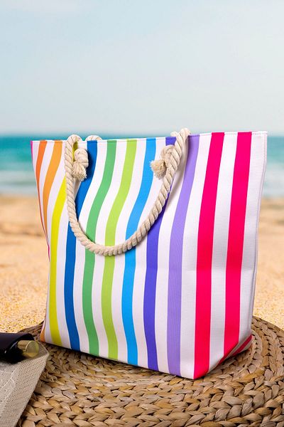 Lal Shoes & Bags Elissa Women's Beach Bag-Colorful