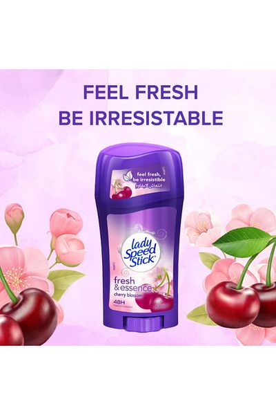 Lady Speed Stick Fresh & Essence Cherry Blossom Antiperspirant Deodorant 65g
