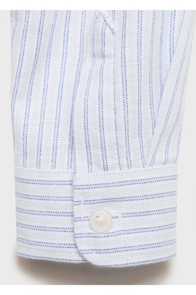 MANGO Baby Çizgili Oxford gömlek