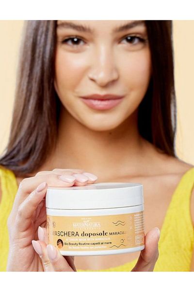 MaterNatura Masca pentru par expus la soare cu maracuja, 200ml - Maternatura