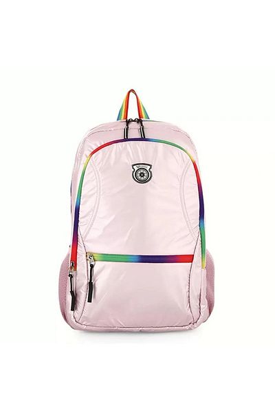 YOUNG Rainbow Zipper Waterproof School Backpack 51516