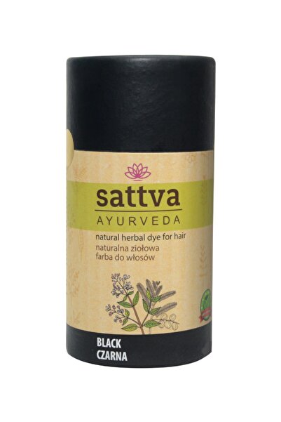 Sattva Ayurveda Vopsea Henna Negru, 150gr - Sattva Ayurveda