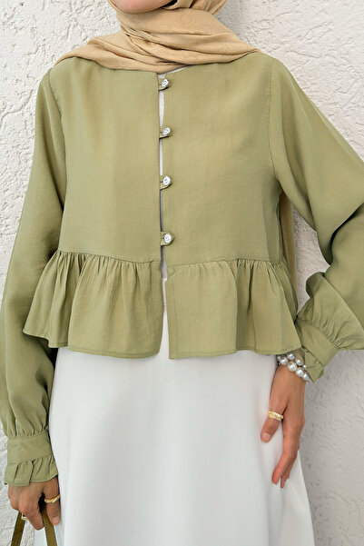 studio fashion 1988 Frilly Skirt Ten.Sel Fabric Cotton Shirt