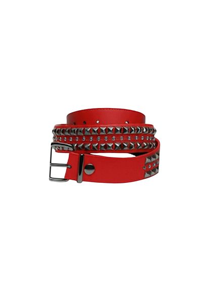 targay Pyramid Studded Belt Gothic Punk Metallica Style Belt