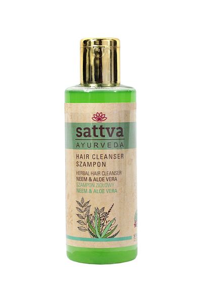 Sattva Ayurveda Sampon cu Neem si Aloe, 210ml - Sattva Ayurveda
