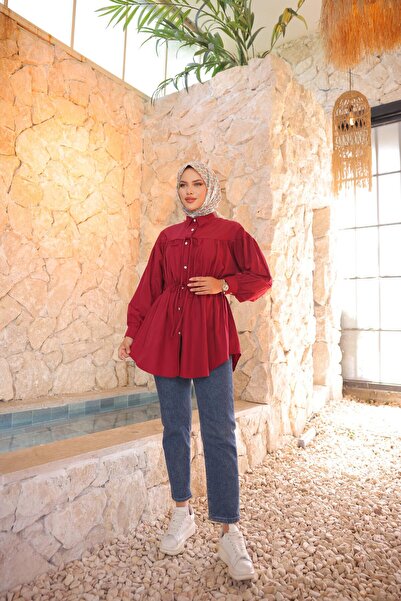 Nergis Neva Butik Tunic with Drawstring Waist