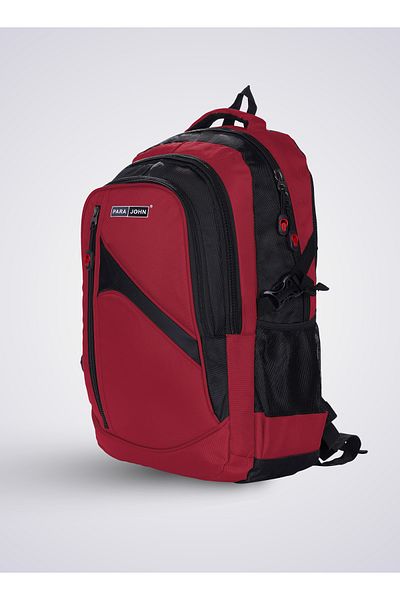 PARAJOHN Iconic Lightweight Durable Schoolbag 14 inch -Red