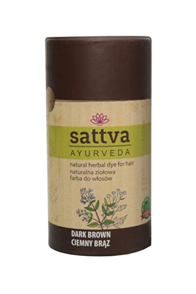 Sattva Ayurveda Vopsea Ciocolatiu Inchis, 150gr - Sattva Ayurveda