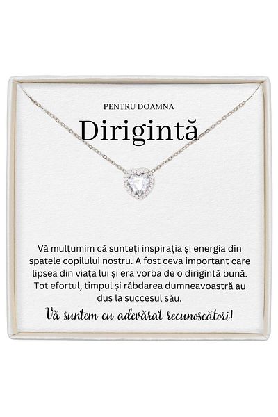The Jewel Heart Heart Jewelry For Grandma, Elegant And Emotional Necklace, 41+5 cm