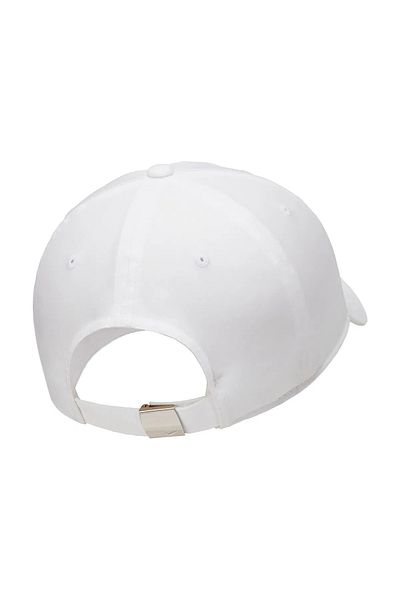 Nike Hat Dri-Fit Club Metal Swoosh Unisex White Hat