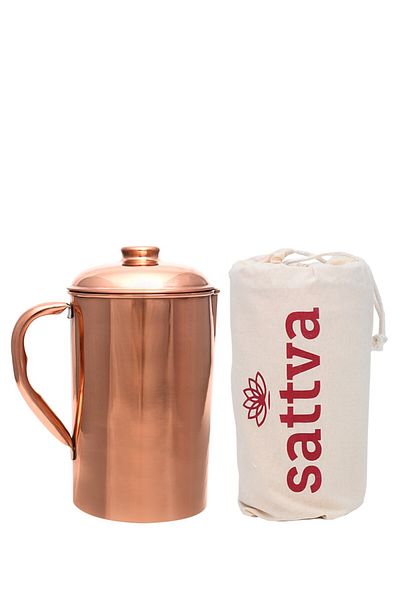 Sattva Ayurveda Classic copper carafe, 1250ml - Sattva Ayurveda