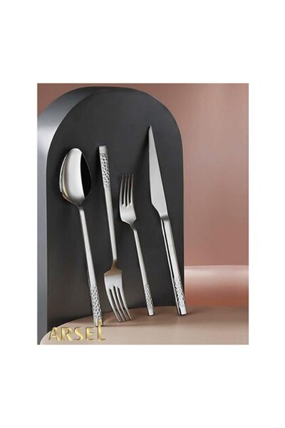 Arsel Diamond Plain 89 Piece Boxed Cutlery Set