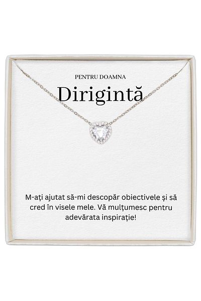 The Jewel Heart Heart Shaped Necklace For Grandma, Gift From The Soul, Length 41+5 cm