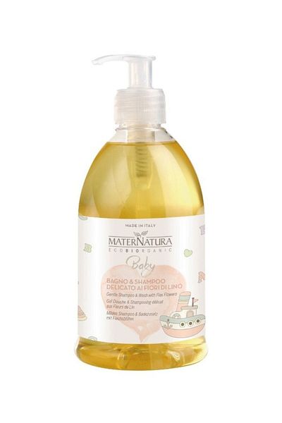 MaterNatura Shower gel and shampoo for babies and children, 500ml - MaterNatura