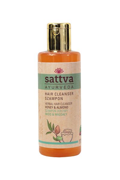 Sattva Ayurveda Sampon hidratant cu miere si migdale, 210ml - Sattva Ayurveda