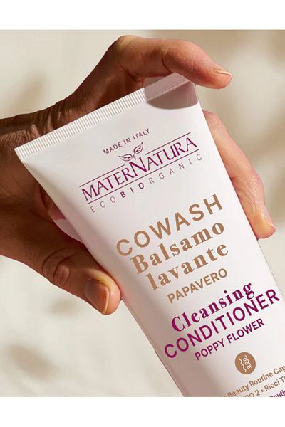 MaterNatura Cowash Bio Cu Flori de Mac, 200ml - Natural