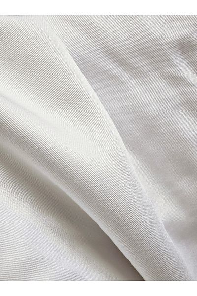 CollessiaHome 100% Cotton Satin Double Plain White Duvet Cover Set